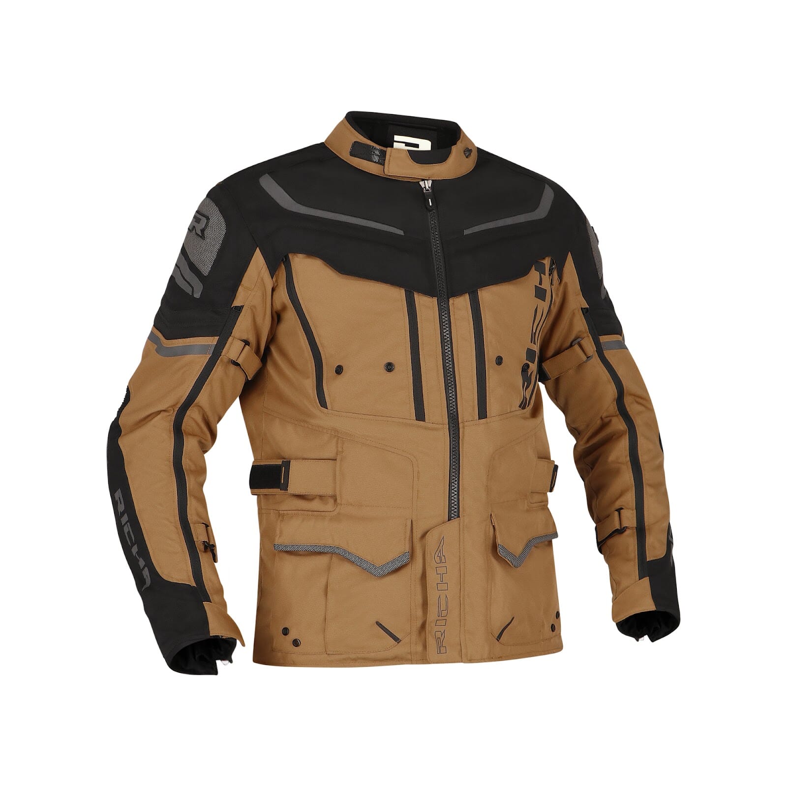 Richa Infinity 2 Adventure MC-Jakke Camel/svart M