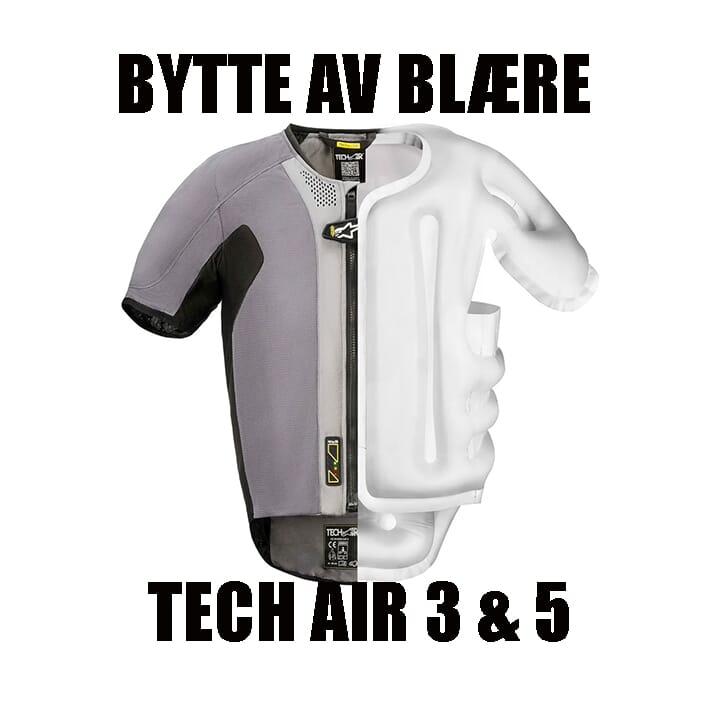 Alpinestars Airbag BLÆREBYTTE Tech Air 3 / Tech Air 5